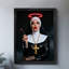 Reproduction d'art encadré noir rétro-1420200299