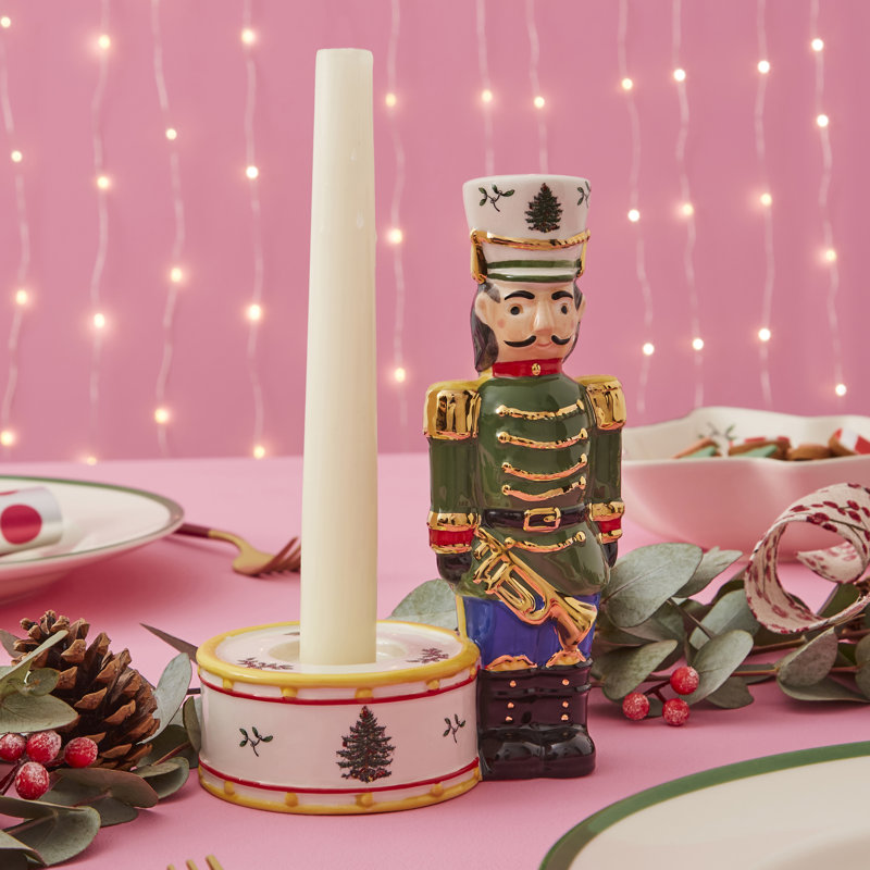 Spode, Christmas Tree - Nutcracker Candle Holder