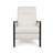 Beige Mid-century Modern Fabric Pushback Recliner Chair - Thick Seat Cushion With Birch Wood Legs, Upholstered Sofa For Living Room/bedroom-1182095565