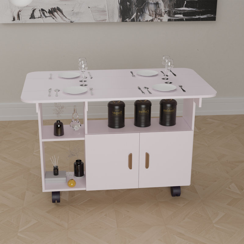 Table de salle à manger moderne et pliante pour petits espaces