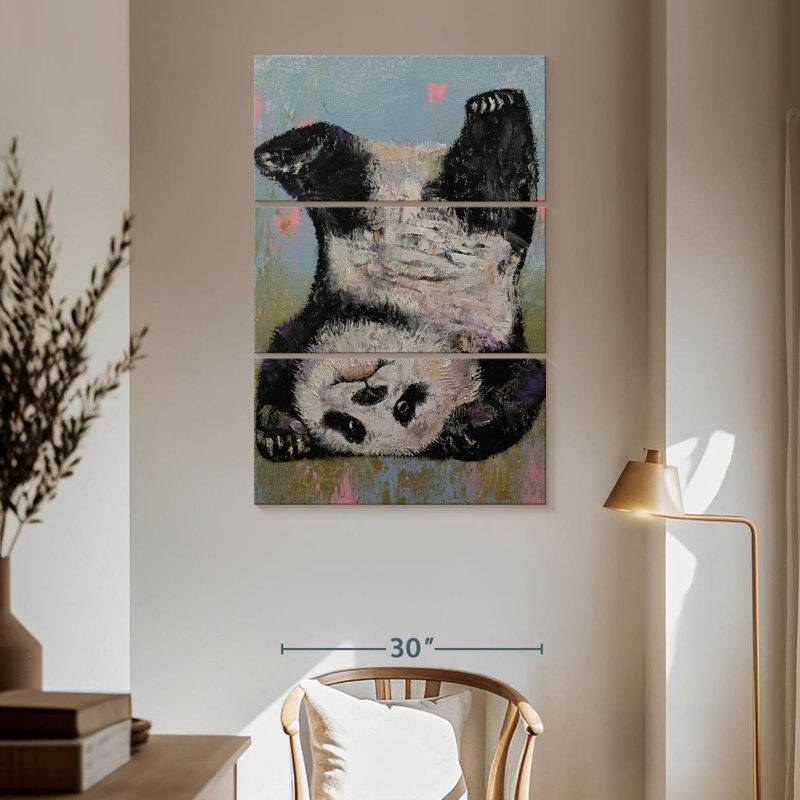 Brampt Panda Headstand, 65" H x 42" W