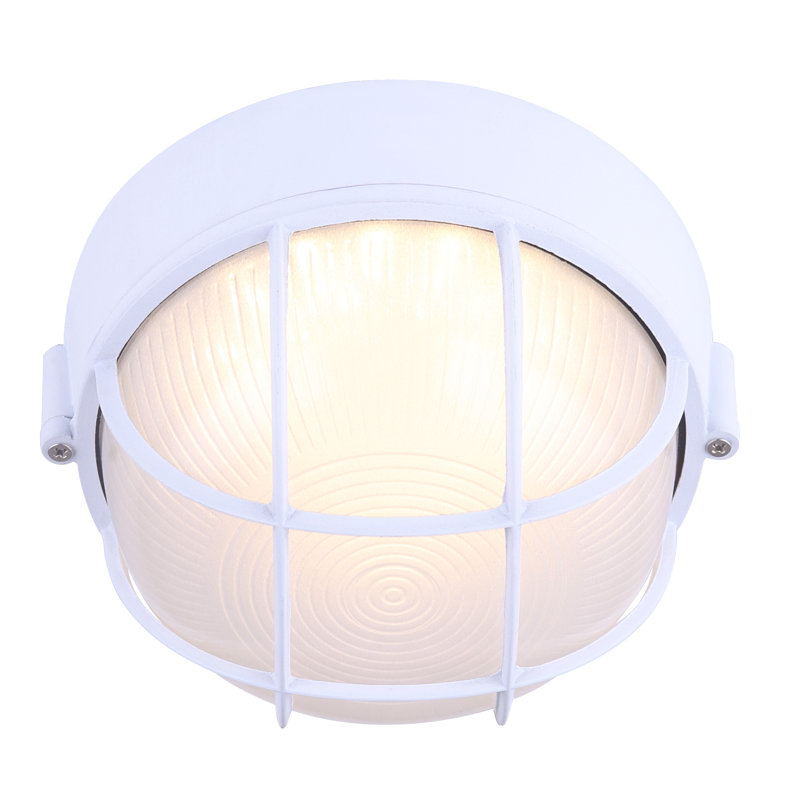 Luminaire de cloison à del d’extérieur Nathanael, Blanc