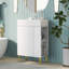 Meuble-lavabo blanc 21,6 po