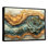 Moheez en bois fleurs succulentes dans la rivière paysage III - art mural succulent