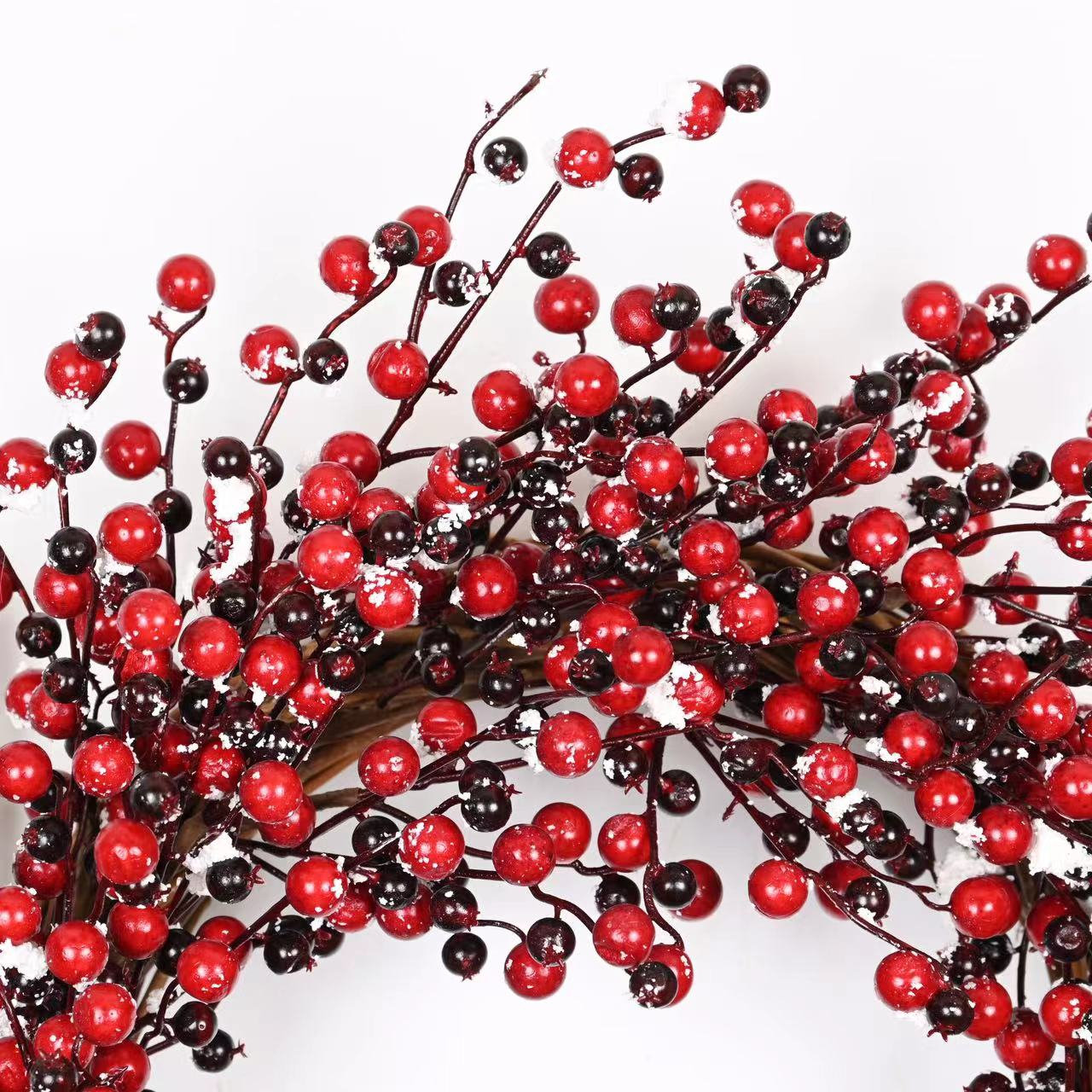 Handcrafted Christmas Wreath, 24" H x 24" W x 5" D