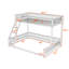 Metal Bunk Bed With Ladder And Slats-36271616-36271624