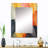 Geometric soft colours tiles II - Abstract Decorative Mirror On Metal-1833199109