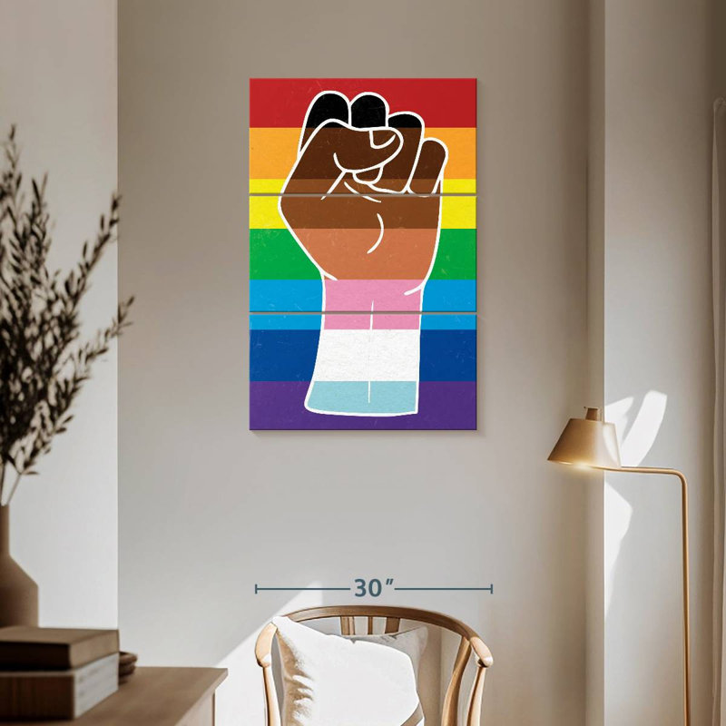 Hiltrun Honor The Pride, 57" H x 36" W