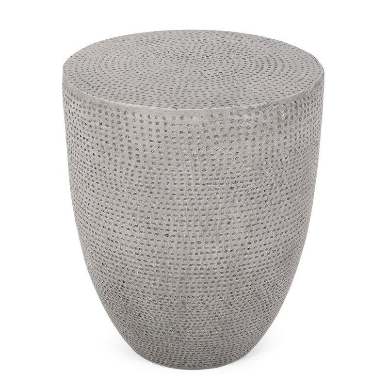 Outdoor Lightweight Concrete Side Table