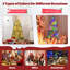 Pre-lit Artificial Christmas Tree Hinged Pencil Xmas Tree with Branch Tips-745208877