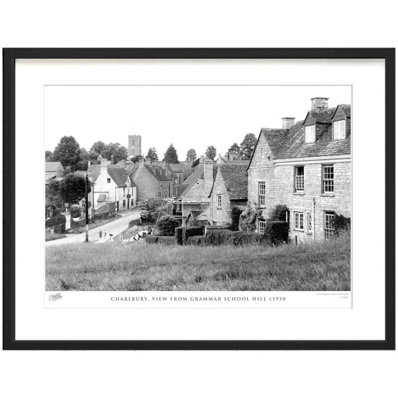 Charlbury, View From Grammar School Hill C1950 by Francis Frith - Single Picture Frame Print, 45cm H x 60cm W x 2.3cm D