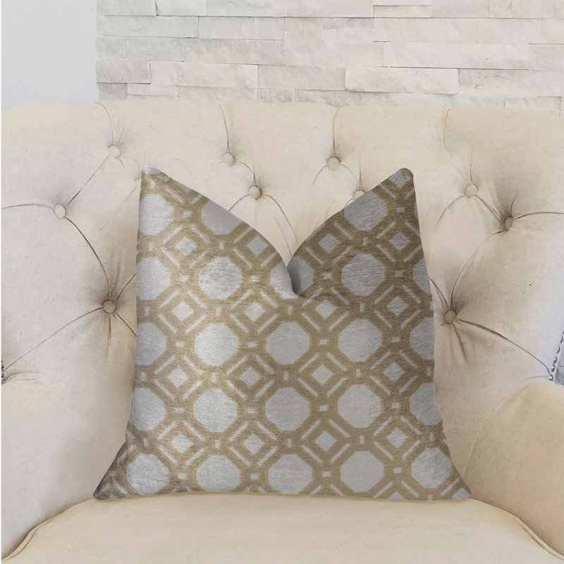 Oreiller médaillon Eclipse Luxury, 18 po x 18 po, Coussin décoratif