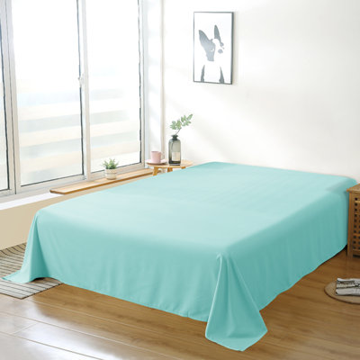 Flat Bed Sheet Only, 1800 Brushed Microfiber Bed Top Sheet - NTBAY