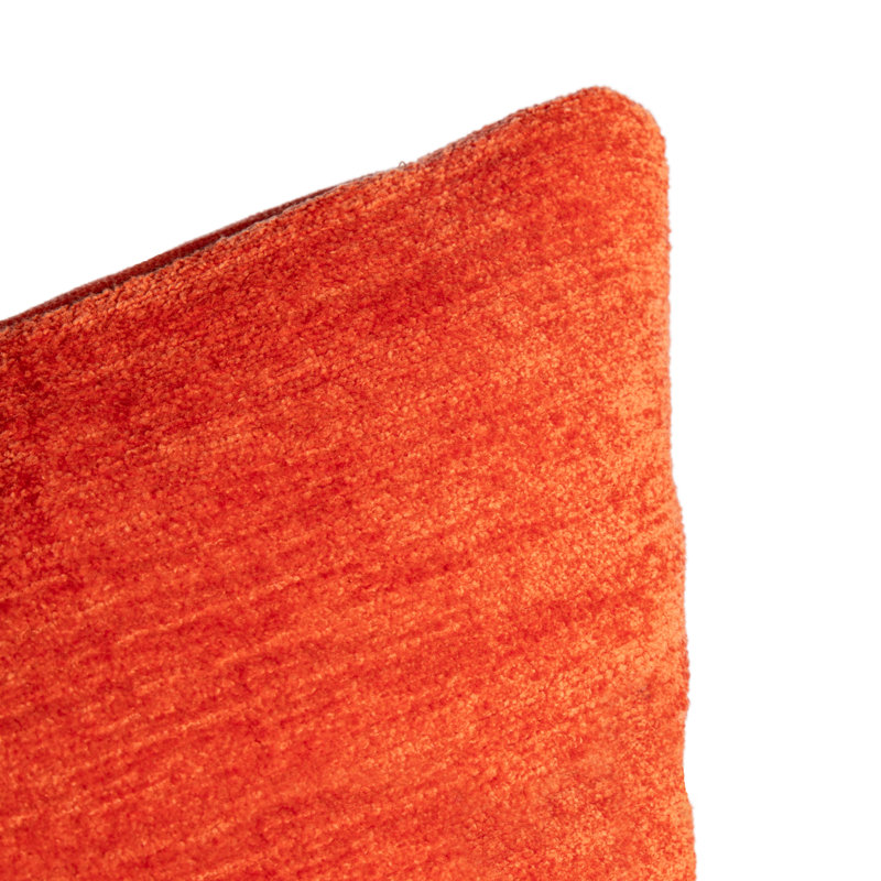 Panther Animal Print Chenille Throw Pillow, Yellow/Orange