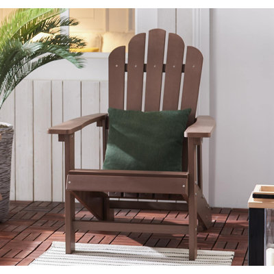 Adirondack Chair, Outdoor Oversized Patio Chair Poly Lumber Weather Resistant & Durable Fire Pits Chair