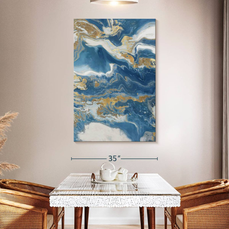 Avery Fluid Memories I, 51" H x 34" W