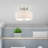 Flaire Fabric Semi Flush Mount-535900989-535900988