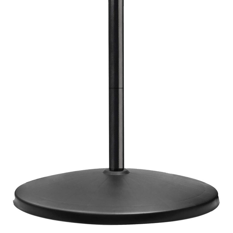 Brentwood Black 12" Adjustable Height Pedestal Fan with Three Speeds