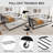 Metal Daybed With Trundle Bed, Twin Size Day Bed With Premium Metal Frame-107078561