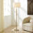 Verlaine Travertine Floor Lamp