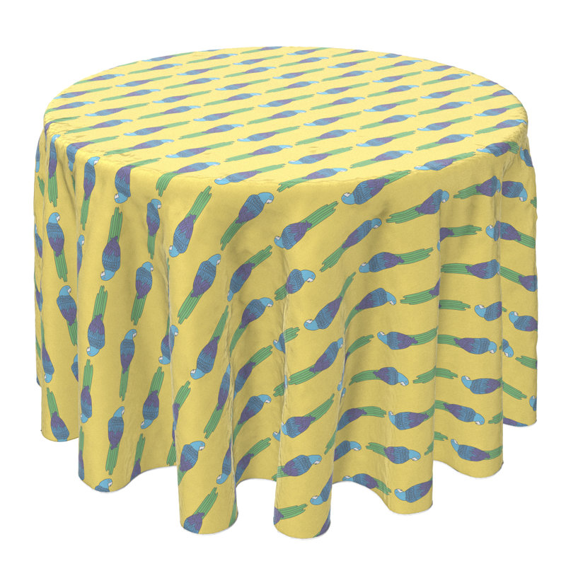 Nicotra Round Cotton Tablecloth