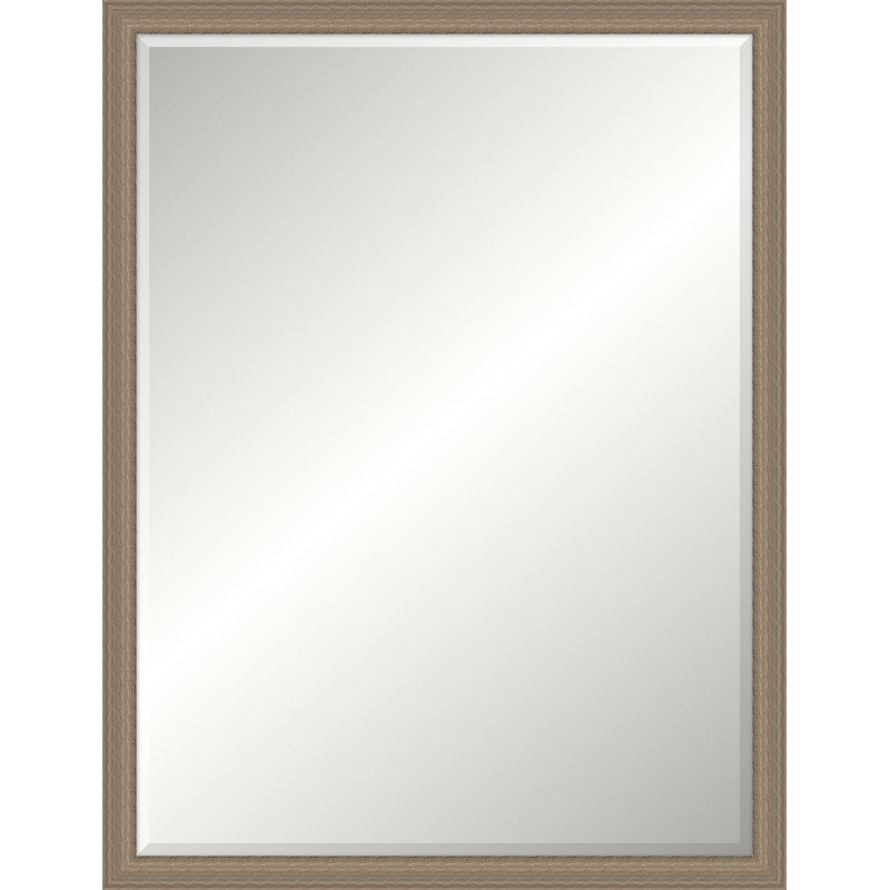 Elkhead Mirror, Rectangle 51.75" x 39.75", Gray Brown, Beveled