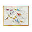 « multi-color oiseau on tree », reproduction d’impression sur toile encadrée modern campagne-40743683-40743684