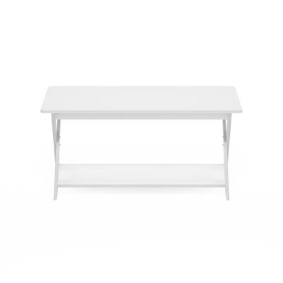 Edgartown Cross Legs Coffee Table with Storage