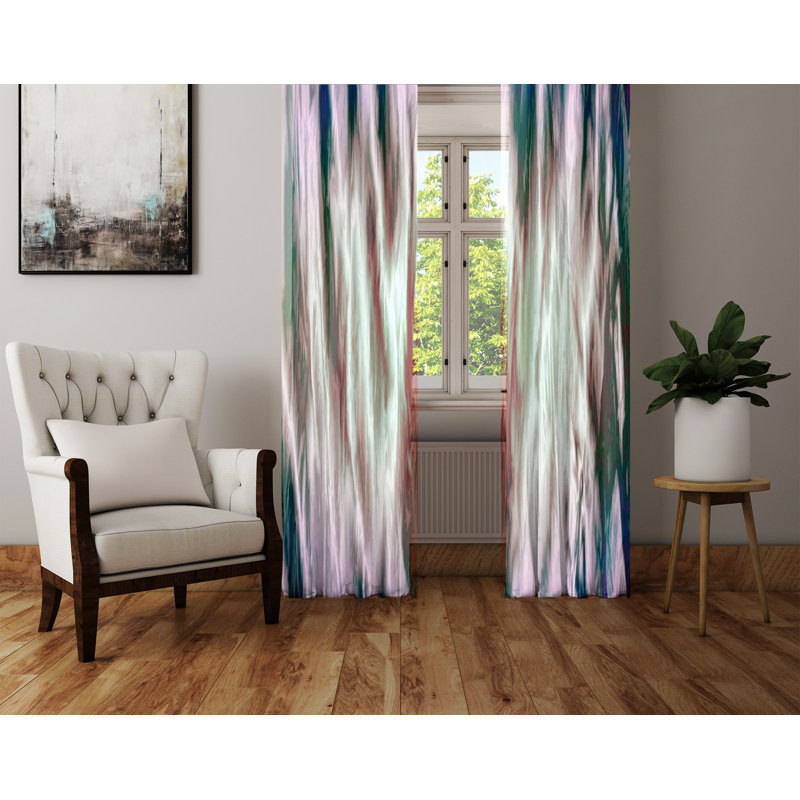 Paire de rideaux semi-transparents Sunset, L 40 po x L 52 po