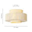 Plafonnier encastré 3 lumières Ashli