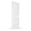 Porte intérieure en bois 18 po x 80 po x 1-3 / 8 po à 2 panneaux décoratifs blanc