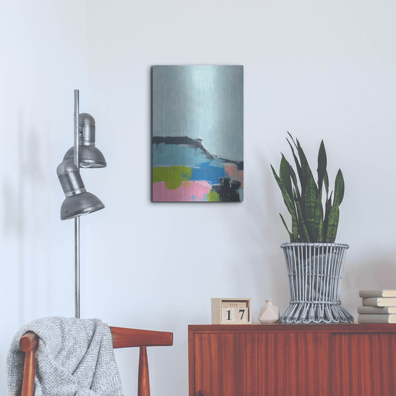 "Lark Manor ™" Landscape No. 100 "par Jan Weiss, art mural en métal, H 24 po x l 16 po