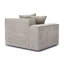 Cherylee Taupe Chenille Basketweave LAF Corner Chair