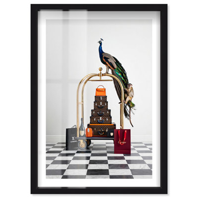 «Wild Wealth Fashion», impression murale boîte à ombre par Notoriart