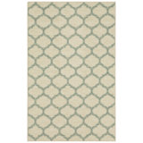 Woodbridge White/Blue Transitional Geometric Area Rug