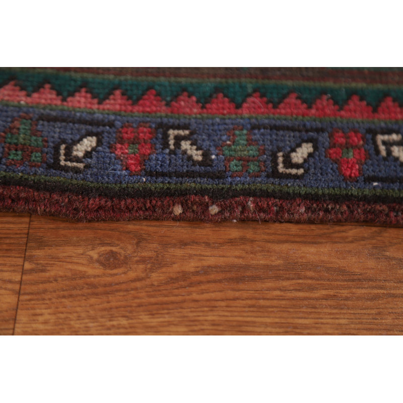 Tapis vintage en laine Heriz Vintage noué à la main 8 x 11 po Vintage