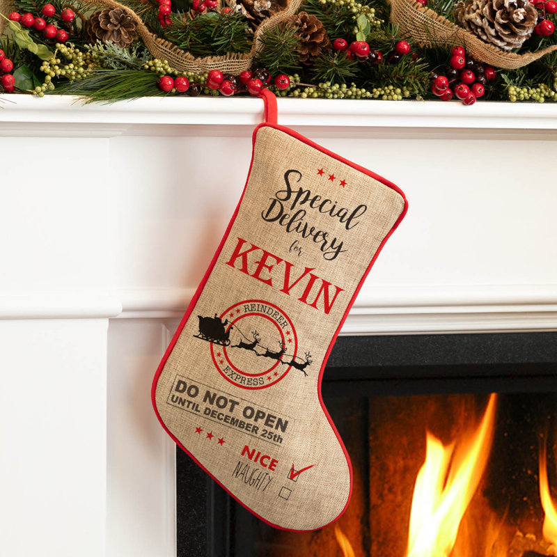 Chaussette de Noël avec livraison spéciale, Oui