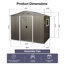 8Ft X 6Ft Outdoor Metal Storage Shed With Window