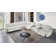 Upholstered Power Motion Modular 9-Piece 4-Recliner L-Sectional, with Wireless Charging & USB ports & Storage