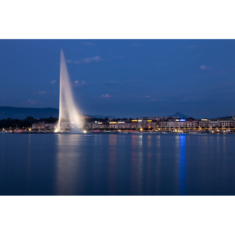 Lake Geneva - Wrapped Canvas Print, 81cm H x 122cm W x 3.8cm D