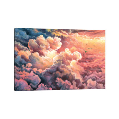 " Warm  Clouds " Watercolor Painting