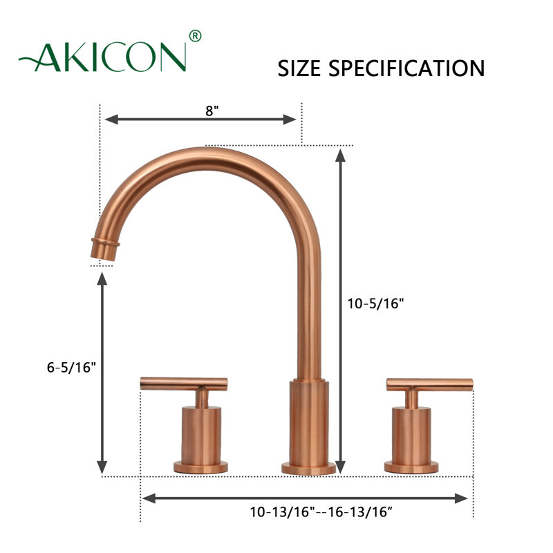 2-handle Bathroom Faucet, Bronze
