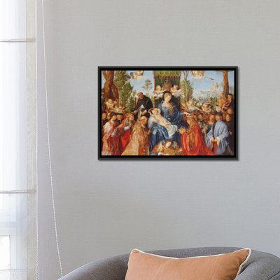 «The Feast of the Rose Garlands, 1506», reproduction sur toile