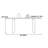 Modern rectangular style dining table-675156700