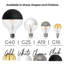 5 Watt (40 Watt Equivalent), G25 LED, Dimmable Light Bulb, (2700K) E26/Medium (Standard) Base