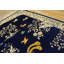 Hand Knotted Wool Area Rug in Blue