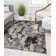 Tapis noir onyx Navarra Auden