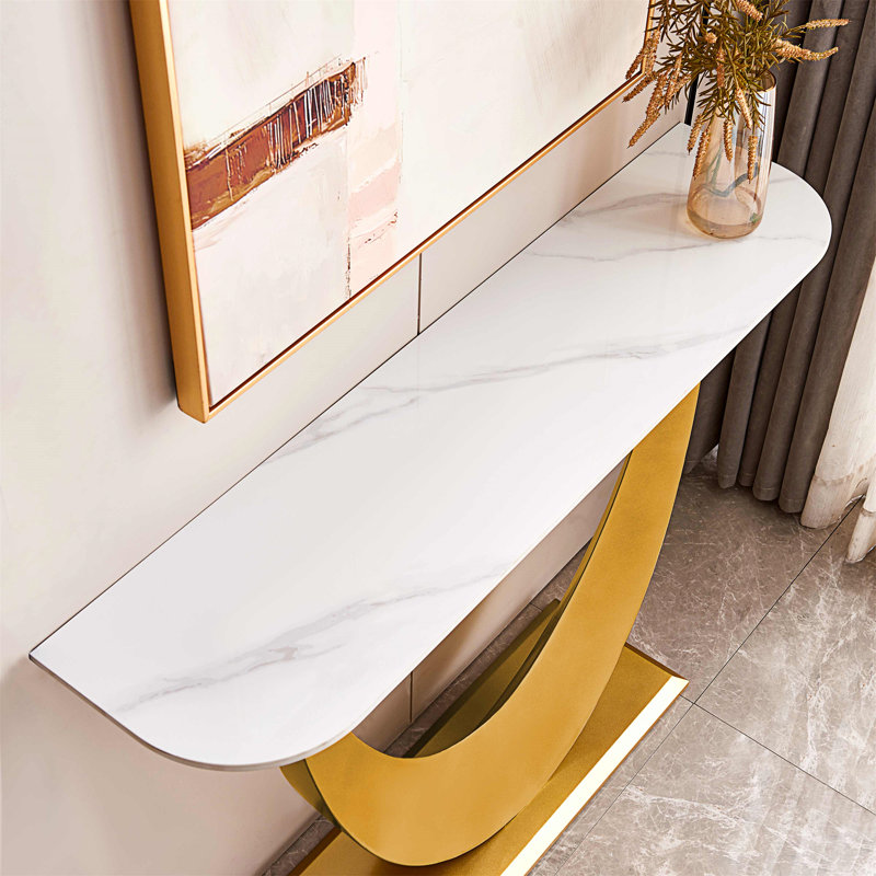 Maxxwell 47.24'' Console Table, Gold