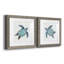 " Bubbly Blue Turtle I " 2 - Pieces-494887846-494887775