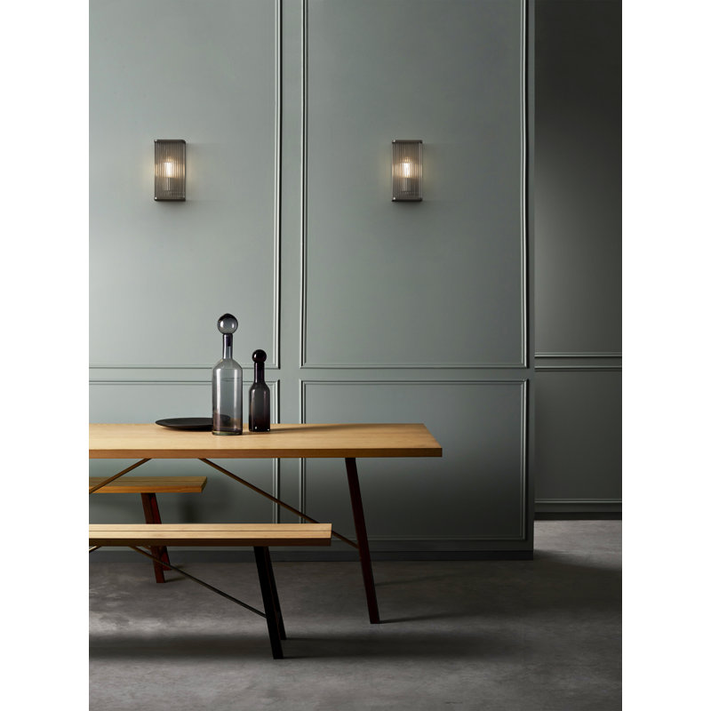 Avignon 1 - Light LED Flush Mounted Sconce, Antique Brass
